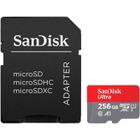 Memória Sandisk Microsdxc Ultra Uhs I 256Gb 150Mb S 2X1
