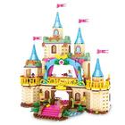 Meninas Castelo Blocos de Construção Brinquedos para Crianças, Amarelo Princesa Castelo Construção Brinquedos Set Kit de Construção para Crianças Natal Aniversário Roleplay Presente Educação Blocos de Construção Brinquedos 807 PCS - Hicfen