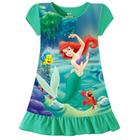 Meninas Sereia Princesa Belle Dos Desenhos Animados Camisola Pijamas Verão Pijamas 3-8 Anos Vestido