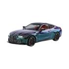 Meninos BMW M4 Liga Diecast Modelo Carro 124 Escala Simulação Brinquedo Veículo Decoração De Casa