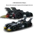 Meninos super heróis série batmobile blocos de construção 1989 clássico bat carruagem modelo carro - others