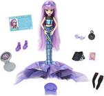 Mermaid High, Mari Deluxe Mermaid Doll &amp Acessórios com Cauda Removível, Roupas de Boneca e 8 Acessórios de Moda, Brinquedos Infantis para Meninas de 4 anos ou mais