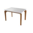Mesa 120cm Tampo MDF Canto Reto Dublin