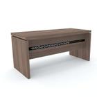 Mesa 180x70 pandin pe50 - walnut/preto