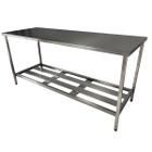 Mesa Aço Inox Profissional 150x70x90 cm Nortinox