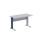 Mesa Auxiliar Aretto Pandin 90 Cm Cinza e Azul Del Rey