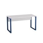 Mesa Auxiliar Tubular P25 Pandin 90 CM Cinza e Azul Del Rey