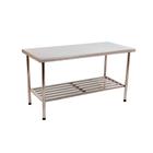 Mesa Bancada Apoio 1,90L x 0,70P x 0,90A Total Inox 430 Desmontável Multiuso - Imeca