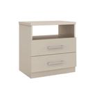 Mesa Cabeceira PH 1195 c/ 2 Gavetas Off White - Herval