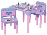 Mesa com 2 Cadeiras e Jogos Frozen Disney - Multibrink