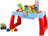 Mesa com Peças de Encaixar Infantil Didática