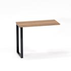 Mesa Complemento Tubular P25 Pandin 90 CM Noce Naturale e Grafito