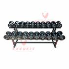 Mesa Completa de Dumbbells Exercit - Pares 12kg à 30kg - Exercit Esportes