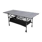 Mesa de Aço Carbono Camping portátil dobrável ajuste altura - Tomate