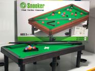 Jogo Bilhar Mesa Sinuca Snooker Brinquedo Completo 15 Peças - Art Brink -  Mesa de Sinuca - Magazine Luiza