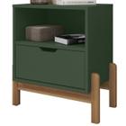 Mesa de Cabeceira 1 Gaveta 004015 Verde Oliva DCASA