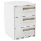 Mesa de Cabeceira 3 Gavetas MDF Originale Belmax