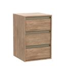 Mesa de Cabeceira 3 Gavetas MDF Select Belmax