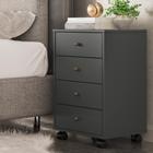 Mesa de Cabeceira 4 Gavetas Presence