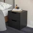 Mesa de Cabeceira Classic Prime: Elegância e Conforto para seu Quarto Cor - Preto - Quality