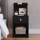 Mesa de Cabeceira com Gaveta e Prateleira Criado Quarto Mudo Box Boss