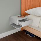Mesa De Cabeceira Com Gaveta Superior Slim Quarto Mdf