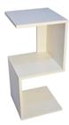 Mesa De Cabeceira Lateral S Branco Em Mdf 60X25X25 - JWS360º