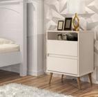 Mesa de Cabeceira Lotus Plus 2 gavetas off white - Comprar moveis para sua casa - Comprar Móveis em Casa