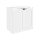 Mesa de Cabeceira MDF Para Quarto com 2 Portas 79,2 cm