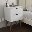 Mesa de Cabeceira Quarto Casal solteiro Madri 2 gavetas Varias cores - Móveis Barboza