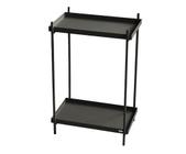 Mesa de Cabeceira Slim Wire Preto - LINEE