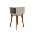 Mesa de Cabeceira URBAN nicho MDF nude 35x65x35