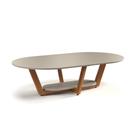 Mesa de Centro Elegance MDF Gianduia/Nature Tebarrot Moveis