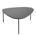 Mesa de Centro Organica Pe Metal Preto Nero 28015 Artesano - Artesano Móveis