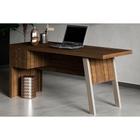 Mesa de Computador ME4122 c/ 2 Gavetas Nogal/FendiOff - Tecno Mobili