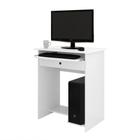 Mesa de Computador Pratica Com Gaveta Branco - Magaflex