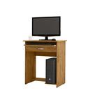 Mesa De Computador Prática Com Gaveta Freijó
