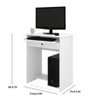 Mesa de Computador Pratica Plus Com Gaveta Branco - Comprar Moveis para sua Casa