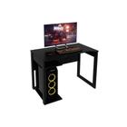 Mesa de Computador Solteiro Gamer ME4161 Preto - Tecno Mobili