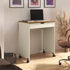 Mesa de Computador Veronica 1 gaveta e rodinha cores - Comprar Moveis em Casa