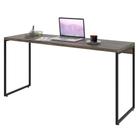 Mesa de Escritório Escrivaninha 150cm Dynamica Industrial C08 Carvalho Dark - Mpozenato