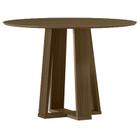 Mesa de Jantar 100x100 cm Isabela sem Vidro Imbuia  New Ceval