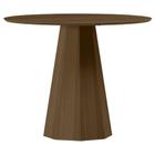 Mesa de Jantar 100x100 cm Isis sem Vidro Imbuia New Ceval