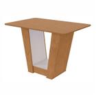 Mesa de Jantar 120x80cm Tampo Mdf no Glass Apogeu - Móveis Lopas