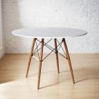 Mesa De Jantar 90 Cm Linha Luxo Charles Eames Eiffel Redonda