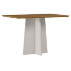 Mesa de Jantar Anitta 120x80 cm sem Vidro Off White Ype New Ceval