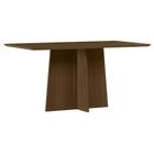 Mesa de Jantar Anitta 160x90 cm sem Vidro Imbuia   New Ceval