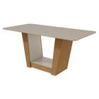 Mesa De Jantar Apogeu 170 Cm Amêndoa Clean Off White - Lopas - MÓVEIS LOPAS