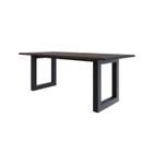 Mesa de Jantar Bronx R 200cm x90x75cm Terracota/Preto