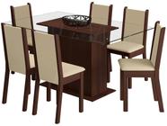Mesa de Jantar com 6 Cadeiras Retangular